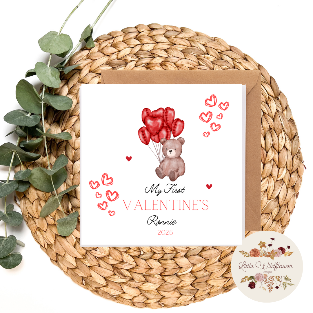 Personalised First Valentines Card